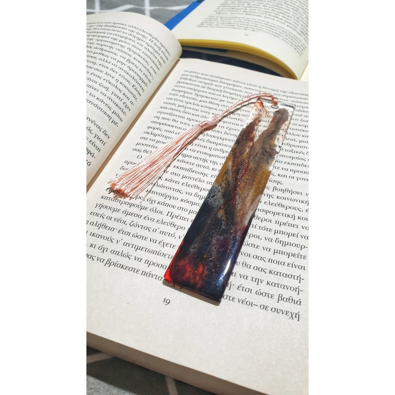 Double-faced Resin Bookmark