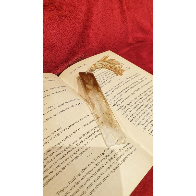 Double-faced Handcrafted Resin Bookmark