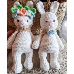 hand made crochet bunny