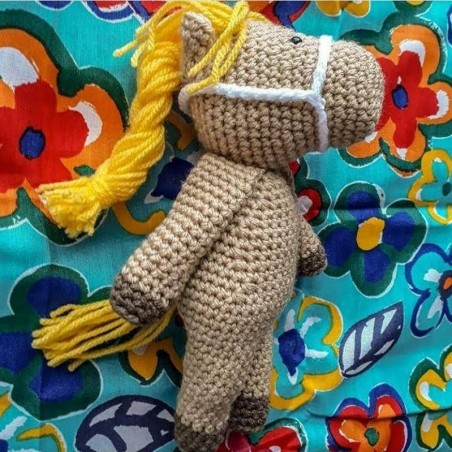Crochet pony toy