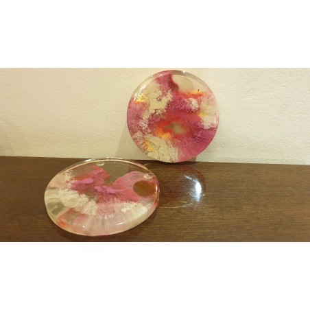 Pink madness Resin Coasters