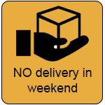 No Delivery in weekend.